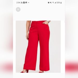 🆕 Torrid Wide Leg Tall Hi-Rise Trouser